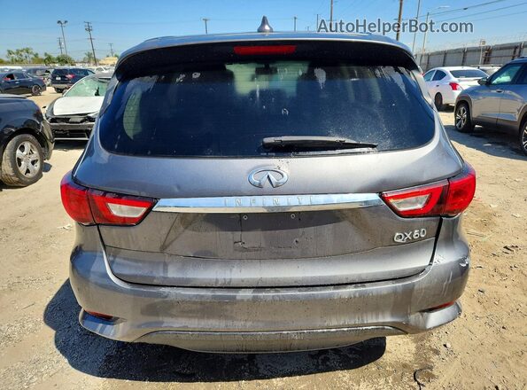 5N1DL0MN7HC552356 2017 INFINITI QX60 Gray უკანა ხედი