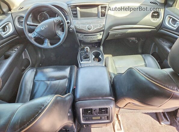 5N1DL0MN7HC552356 2017 INFINITI QX60 Gray წინა პანელის ხედი