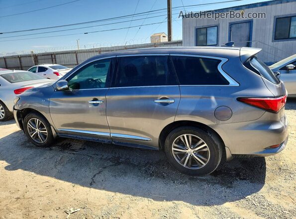 5N1DL0MN7HC552356 2017 INFINITI QX60 Gray უკანა მარცხენა