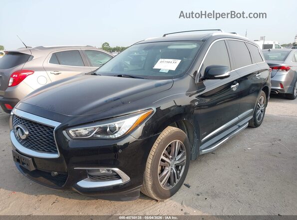 5N1DL0MN7HC554592 2017 INFINITI QX60 Black Front view
