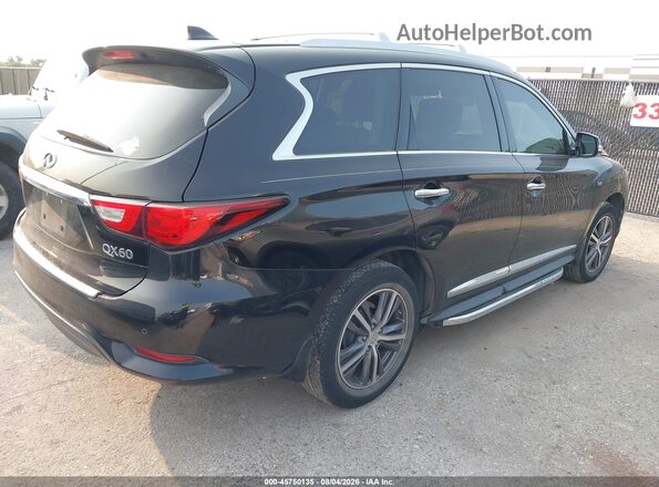 5N1DL0MN7HC554592 2017 INFINITI QX60 Black Rear right
