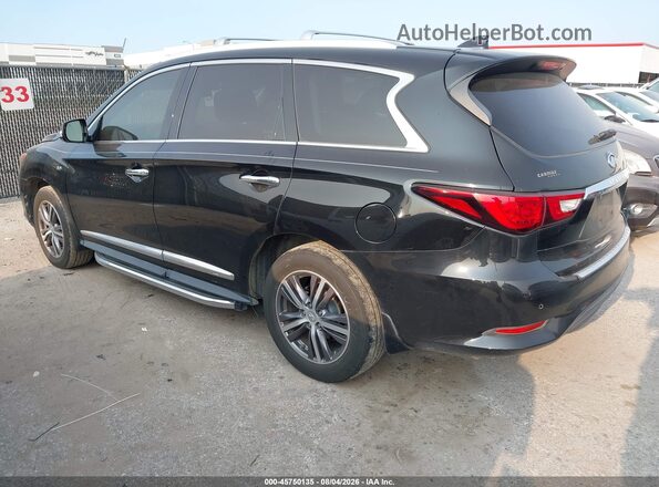 5N1DL0MN7HC554592 2017 INFINITI QX60 Black Rear left