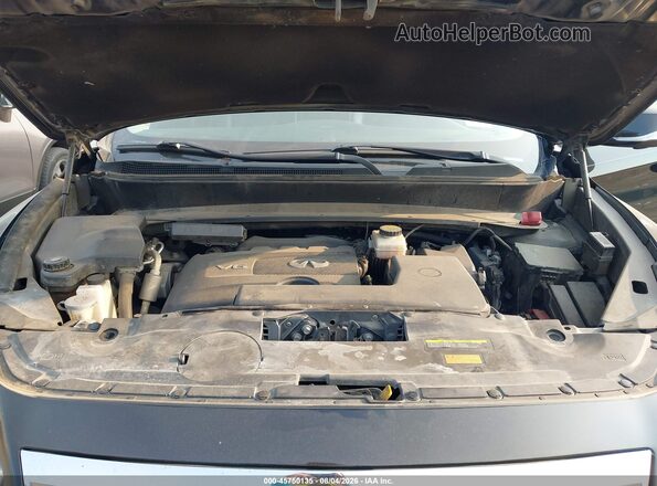 5N1DL0MN7HC554592 2017 INFINITI QX60 Black Rear view