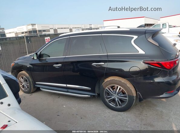 5N1DL0MN7HC554592 2017 INFINITI QX60 Black 360 interior view