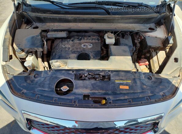 5N1DL0MN7HC555015 2017 INFINITI QX60 White Vista del compartimento del motor