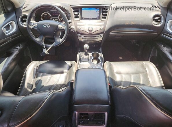5N1DL0MN7HC555015 2017 INFINITI QX60 White Vista del salpicadero