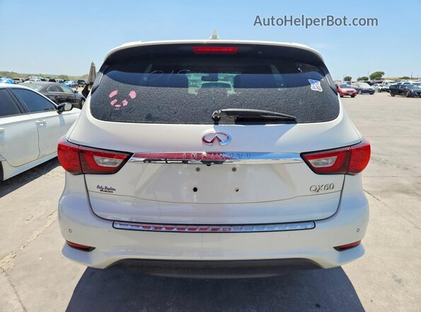 5N1DL0MN7HC555015 2017 INFINITI QX60 White Vista trasera