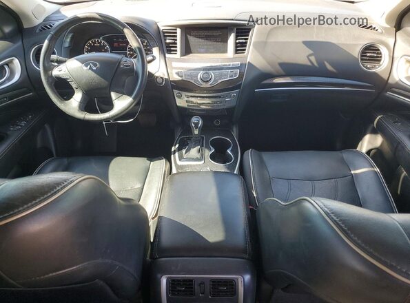 5N1DL0MN7JC528886 2018 INFINITI QX60 Gray Առջևի վահանակի տեսք