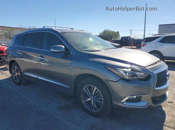 5N1DL0MN7JC528886 2018 INFINITI QX60 Gray Առջևի աջ