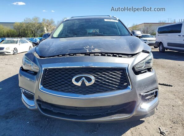 5N1DL0MN7JC528886 2018 INFINITI QX60 Gray Դիմացի տեսք
