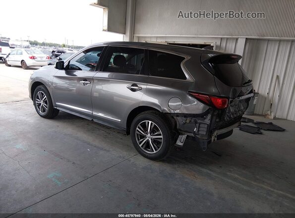 5N1DL0MN7JC530430 2018 INFINITI QX60 Серый Задняя левая четверть