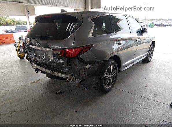 5N1DL0MN7JC530430 2018 INFINITI QX60 Серый Задняя правая четверть