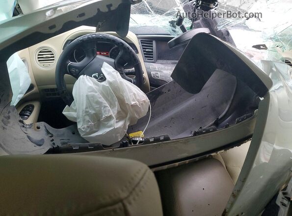 5N1DL0MN7JC531996 2018 INFINITI QX60 White Առջևի վահանակի տեսք