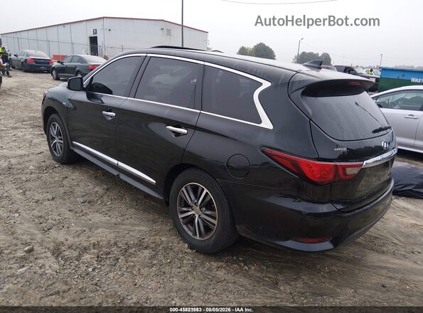 5N1DL0MN7KC516187 2019 INFINITI QX60 Black Trasero izquierdo