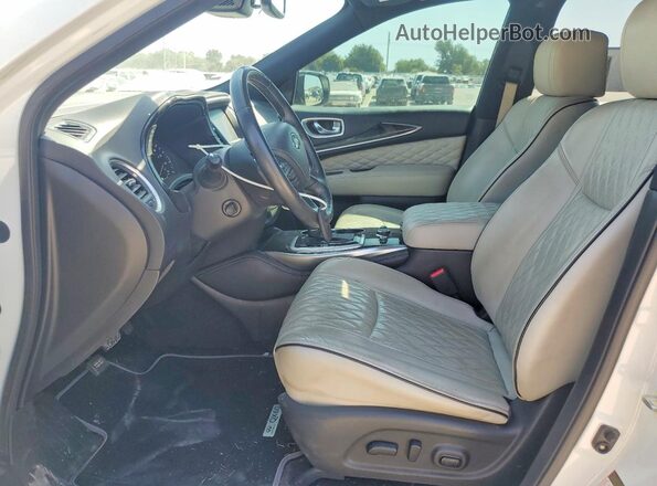 5N1DL0MN7KC528629 2019 INFINITI QX60 Белый Вид салона спереди