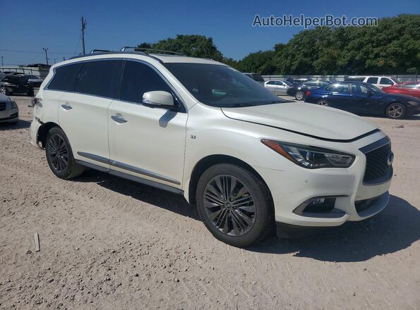 5N1DL0MN7KC528629 2019 INFINITI QX60 Белый Передняя правая четверть