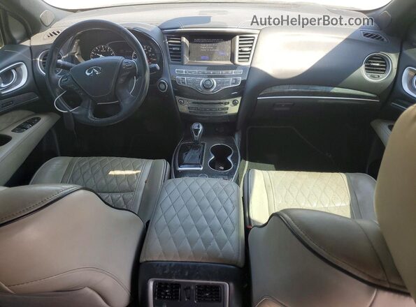 5N1DL0MN7KC528629 2019 INFINITI QX60 Белый Вид панели приборов