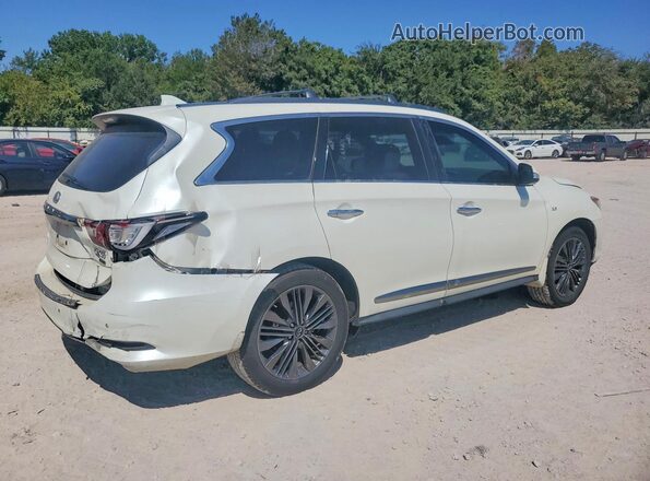 5N1DL0MN7KC528629 2019 INFINITI QX60 Белый Задняя правая четверть