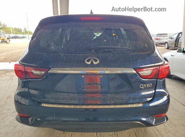 5N1DL0MN7LC541429 2020 INFINITI QX60 Blue Հետևի տեսք