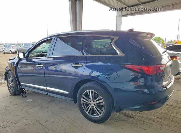 5N1DL0MN7LC541429 2020 INFINITI QX60 Blue Հետևի ձախ