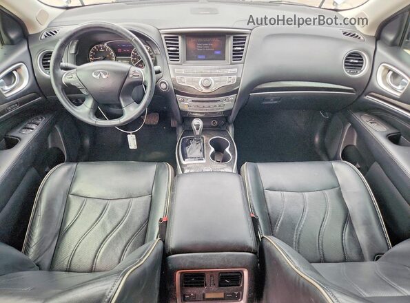 5N1DL0MN8HC520967 2017 INFINITI QX60 Silver Առջևի վահանակի տեսք