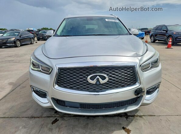 5N1DL0MN8HC520967 2017 INFINITI QX60 Silver Դիմացի տեսք