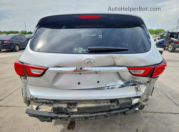 5N1DL0MN8HC520967 2017 INFINITI QX60 Silver Հետևի տեսք