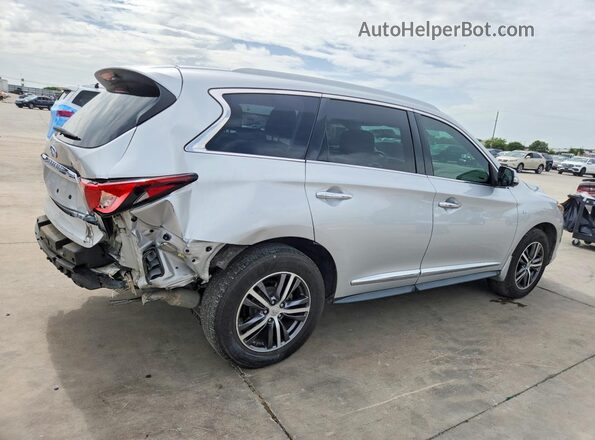 5N1DL0MN8HC520967 2017 INFINITI QX60 Silver Հետևի աջ