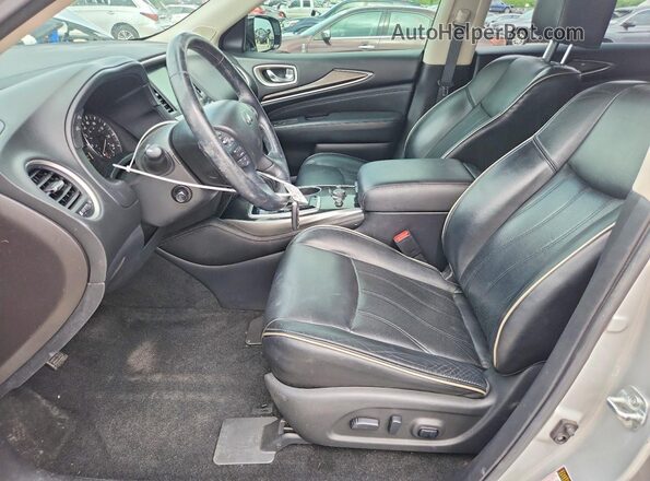 5N1DL0MN8HC520967 2017 INFINITI QX60 Silver Սալոնի դիմացի տեսք