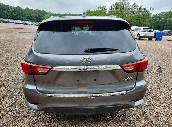 5N1DL0MN8HC524257 2017 INFINITI QX60 Gray Вид ззаду