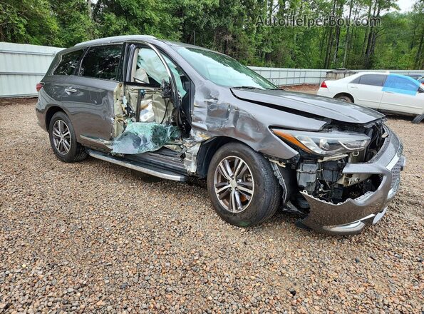 5N1DL0MN8HC524257 2017 INFINITI QX60 Gray Передня права чверть
