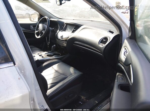 5N1DL0MN8HC540684 2017 INFINITI QX60 White Вид салону спереду