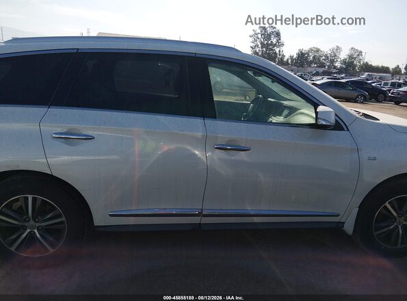 5N1DL0MN8HC540684 2017 INFINITI QX60 White Вид задньої частини салону
