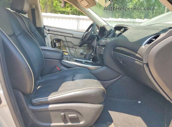 5N1DL0MN8JC534017 2018 INFINITI QX60 Gray Widok wnętrza z przodu