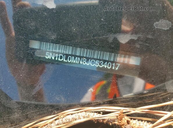 5N1DL0MN8JC534017 2018 INFINITI QX60 Gray Widok wnętrza 360 stopni
