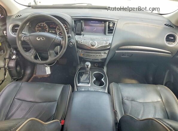 5N1DL0MN8JC534017 2018 INFINITI QX60 Gray Widok deski rozdzielczej