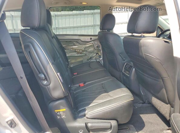 5N1DL0MN8JC534017 2018 INFINITI QX60 Gray Widok wnętrza z tyłu