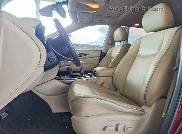 5N1DL0MN8KC502623 2019 INFINITI QX60 Maroon Vista de la etiqueta del VIN