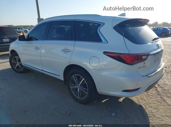 5N1DL0MN8KC516862 2019 INFINITI QX60 White Задня ліва чверть