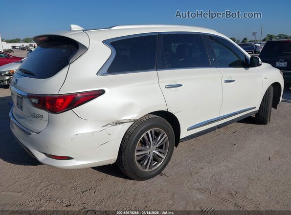 5N1DL0MN8KC516862 2019 INFINITI QX60 White Задня права чверть