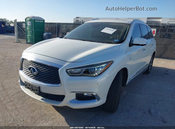 5N1DL0MN8KC516862 2019 INFINITI QX60 White Вид спереду