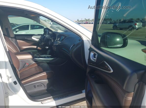 5N1DL0MN8KC516862 2019 INFINITI QX60 White Вид салону спереду