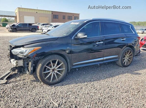 5N1DL0MN8KC520653 2019 INFINITI QX60 Black Trasero izquierdo
