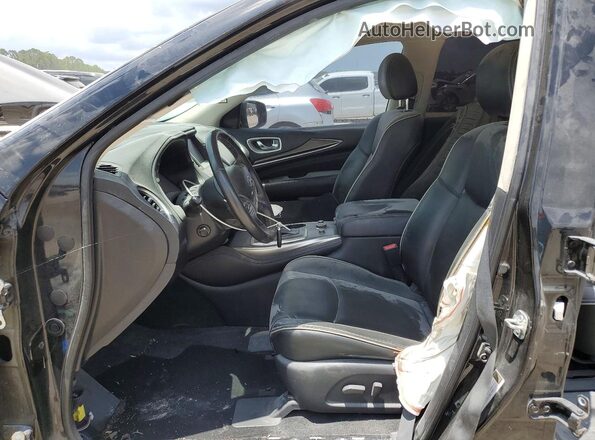 5N1DL0MN8KC529532 2019 INFINITI QX60 Black Vista interior delantera