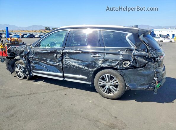 5N1DL0MN8LC517205 2020 INFINITI QX60 Black Задня ліва чверть
