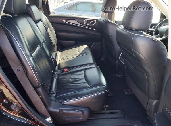 5N1DL0MN8LC517205 2020 INFINITI QX60 Black Вид задньої частини салону