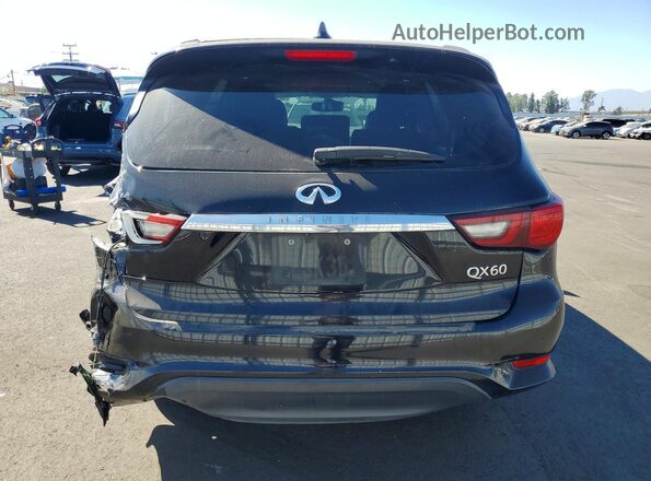 5N1DL0MN8LC517205 2020 INFINITI QX60 Black Вид ззаду