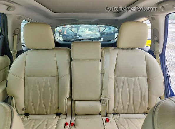5N1DL0MN8LC546428 2020 INFINITI QX60 Blue Вид задніх сидінь
