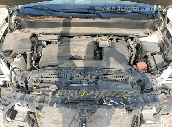 5N1DL0MN9HC514272 2017 INFINITI QX60 White Engine compartment view