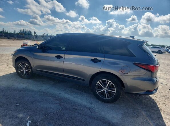 5N1DL0MN9JC515251 2018 INFINITI QX60 Серый Задняя левая четверть